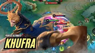 PERFECT ULTIMATE! Khufra Gameplay | Mobile Legends