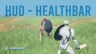 Unreal Engine 5 HUD Health Bar  -  Action RPG #50