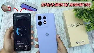 Motorola Edge 50 Pro Dual 5G Network Test | Jio 5G & Airtel 5G test on Motorola Edge 50 Pro 5G