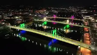The Andy Warhol, Roberto Clemente, and Rachel Carson Bridges