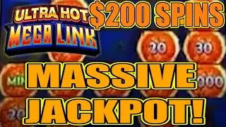 $40 SPIN HIGH LIMIT ULTRA HOT MEGA LINK BONUS JACKPOT!