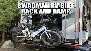 Swagman E-Spec RV Double Bike Rack & Loading Ramp (Step by Step loading unloading bikes & much more)