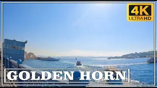 Golden Horn Eminönü Galata 4K Walking Tour İstanbul Turkey