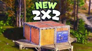 The DIRT. 2x2 Super SIMPLE & CHEAP & COZY for ONLINE DEFENSE (90 ROCKETS) - rust base design