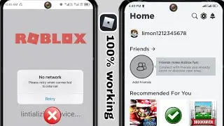 Fix Roblox Network Connection Error on iPhone || No Network Please Retry When Connected To Internet
