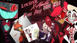 Lucifer (X Alastor) and VOX: Fan Art