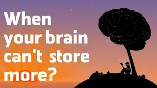 Could the human brain ever run out of memory?
