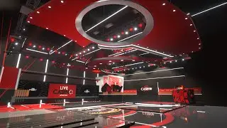 Unreal Engine Virtual Production - Live Casino TV Show, Realtime Virtual Set for live TV