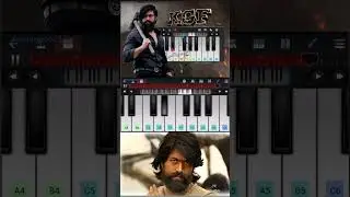 🎹kgf rocky boy bgm🎹 #kgf #walkband #music #shorts #skcreationtamil #kgfbgm