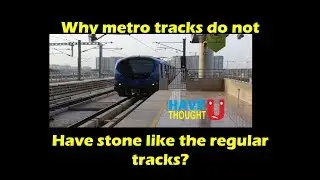 Why metro tracks do not have stone? What is Ballastless tracks?