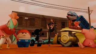 PEPPA ESCAPES THE MEAT FACTORY