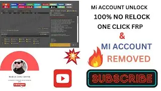 Mi Account Unlock   100% No Relock   One Click Mi Cloud & Frp Remove 