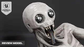 MONSTER REVIEW MODEL IN UNREAL ENGINE 4