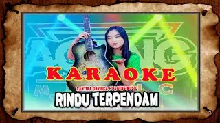 Cantika Davinca ft Ageng Music  Rindu Terpendam KARAOKE