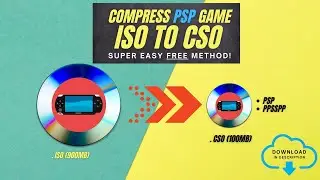 How to Compress PSP UMD ISO to CSO Games For PSP & PPSSPP Android Retropie. Tutorial 2022