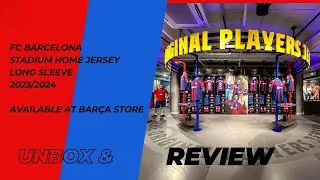 FC BARCELONA NEW STADIUM COLLECTION HOME LONG SLEEVE KIT 2023/2024 - ONLY AVAILABLE AT BARCA STORE