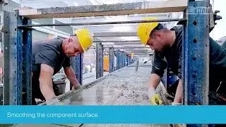 PAUL: Stressing bed for the production of prestressed concrete trusses