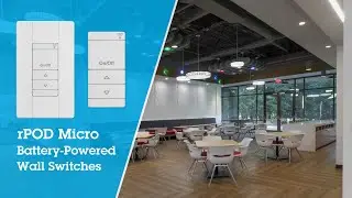 nLight® rPOD Micro: Wireless Battery-Powered Wall Switch