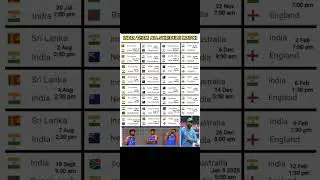 #India team all upcoming matches schedule#CRICKET,#INDIAN CRICKETERS # Indian team upcoming series