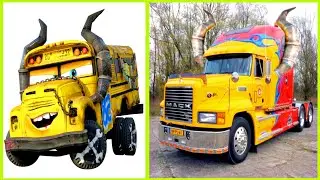 Cars 3 cartoon Characters In Real Life Part 3