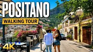 POSITANO 4K Walking Tour 🇮🇹 | Italy's Most Beautiful Village | Amalfi Coast | Street Sounds
