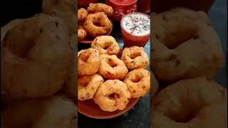 Satisfying✨ Super Soft and Crispy Medu vada easy recipe l मेदू बड़ा बनाने का आसान तरीका
