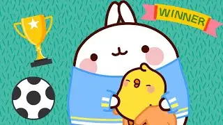 Molang and Piu Piu's Epic FOOTBALL Game⚽| Funny Compilation For Kids