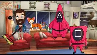 Приколы! ИГРА В КАЛЬМАРА! Смешные видео от Доми шоу! Мемы анимация