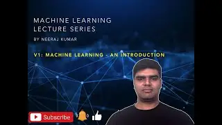V1 Machine Learning  - An Introduction