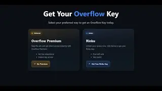 TUTORIAL: How to get a Overflow Hub Key with Rinku (PC/MOBILE) 2026 WORKING