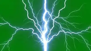 Dangerous Lightening Green Screen | Thunder Green screen effect
