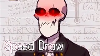 【Undertale】BHC Boss - Speed Draw【SAI】