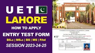 How to Apply online Entry Test Form Filling |How to Apply for E cat Entry Test |FAST Science Academy