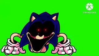 FNF Sonic exe jumpscare green screen