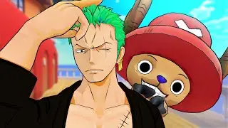Chopper Pertubando o Zoro no One Piece VR