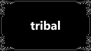 Tribal - Definition and How To Pronounce