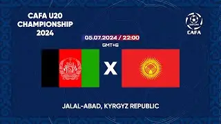 Afghanistan - Kyrgyzstan | CAFA U-20 CHAMPIONSHIP 2024