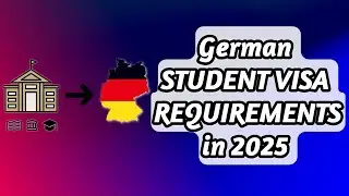 🇩🇪 German Student Visa Application Requirements 2025