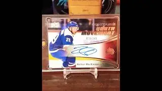 Nathan MacKinnon Colorado Avalanche 2015-16 UD Contours Youth Movement auto card. 070/249. @UDVids