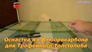 Простейшая оснастка из флюорокарбона для ловли Трофейного Толстолоба