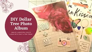 DIY Simple Altered Dollar Tree Photo Album