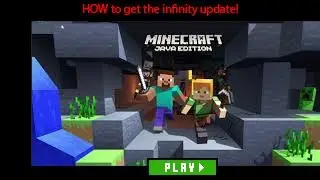 How to get the INFINITY update from the launcher | Minecraft | NO downloads required