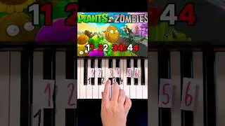 Loonboon PvZ Piano Tutorial #shorts