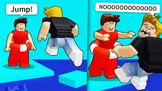 Trolling Noobs in TOWER OF HECK (Roblox)