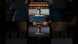 The shining open matte comparison