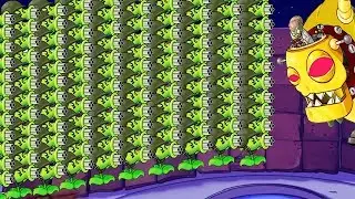 Plants vs Zombies Hack - Gatling Pea vs Dr. Zomboss PvZ