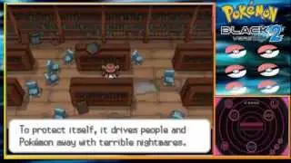 Pokemon Black 2 walkthrough 36-A House that Hints Darkrai but it doesn't exist!