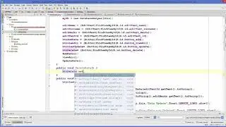 Android SQLite Database Tutorial 6 # Delete values in SQLite Database table using Android