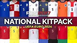 PES 2017 | National Kitpack UEFA EURO 2024 for T99 Patch