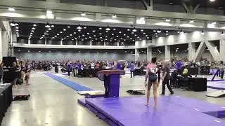 Lyric Walker - Texas Dreams JO Nationals 2018 VAULT, REGION 3 National 1st Place Team (Jr C)